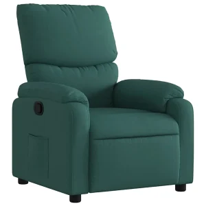Fauteuil verstelbaar stof donkergroen Fauteuil verstelbaar stof donkergroen