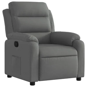 Fauteuil verstelbaar stof donkergrijs Fauteuil verstelbaar stof donkergrijs