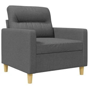Fauteuil 60 cm stof donkergrijs Fauteuil 60 cm stof donkergrijs