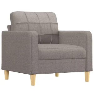 Fauteuil 60 cm stof taupe Fauteuil 60 cm stof taupe