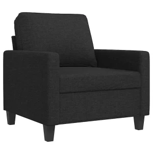Fauteuil 60 cm stof zwart Fauteuil 60 cm stof zwart
