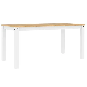 Eettafel PANAMA 160x80x75 cm massief grenenhout wit Eettafel PANAMA 160x80x75 cm massief grenenhout wit