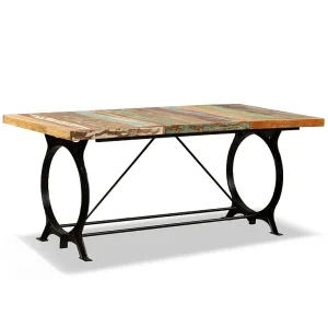 Eettafel 180 cm massief gerecycled hout Eettafel 180 cm massief gerecycled hout