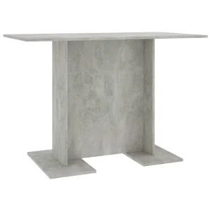 Eettafel 110x60x75 cm bewerkt hout betongrijs Eettafel 110x60x75 cm bewerkt hout betongrijs