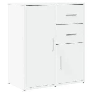 Dressoir 60x31x70 cm bewerkt hout wit Dressoir 60x31x70 cm bewerkt hout wit