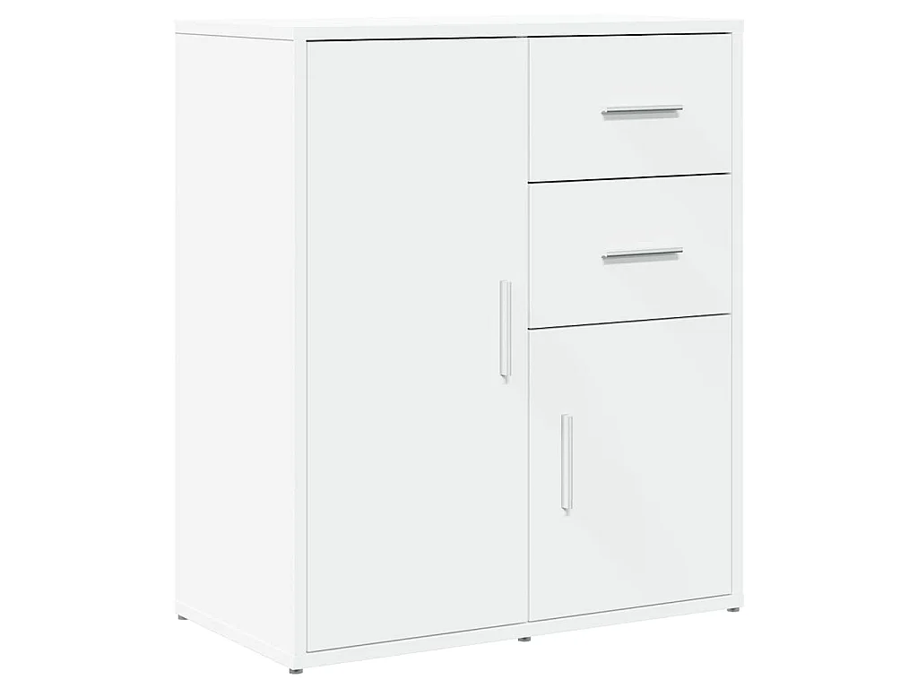 Dressoir 60x31x70 cm bewerkt hout wit