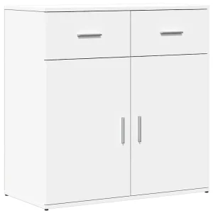 Dressoir 79x38x80 cm bewerkt hout wit
