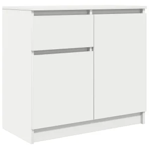 Dressoir met lade 71x35x65 cm spaanplaat wit Dressoir met lade 71x35x65 cm spaanplaat wit