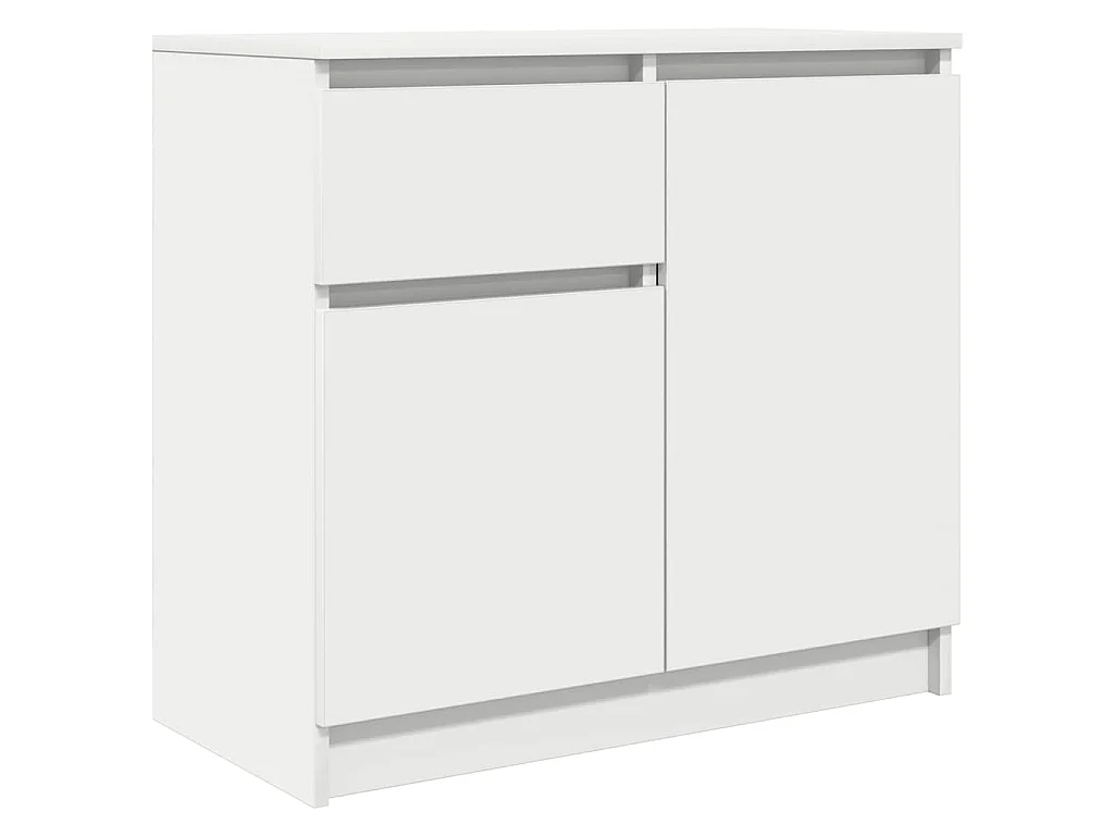 Dressoir met lade 71x35x65 cm spaanplaat wit