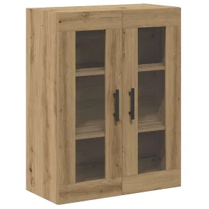 Dressoir 69,5x34x90 cm bewerkt hout artisanaal eikenkleur Dressoir 69,5x34x90 cm bewerkt hout artisanaal eikenkleur