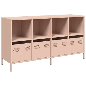 Dressoir 135x39x73,5 cm koudgewalst staal roze Dressoir 135x39x73,5 cm koudgewalst staal roze