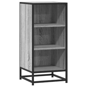 Dressoir 35,5x35x76 cm bewerkt hout en metaal grijs sonoma Dressoir 35,5x35x76 cm bewerkt hout en metaal grijs sonoma