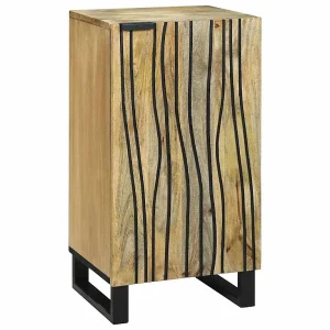 Dressoir Bruin 40 x 33 x 75 cm massief mangohout
