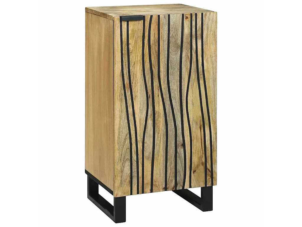 Dressoir Bruin 40 x 33 x 75 cm massief mangohout