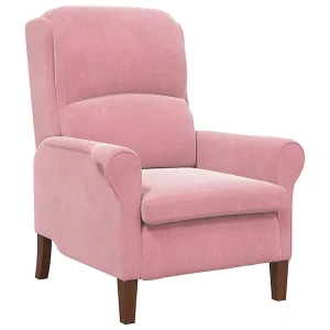 Fauteuil Roze Fluweel Fauteuil Roze Fluweel