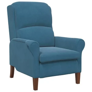 Fauteuil Blauw Fluweel