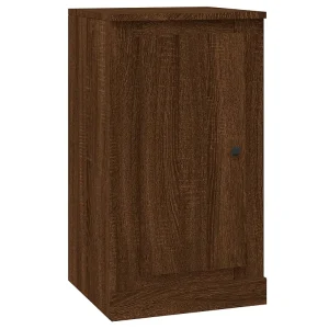 Dressoir 37,5×35,5×67,5 cm bewerkt hout bruin eikenkleur