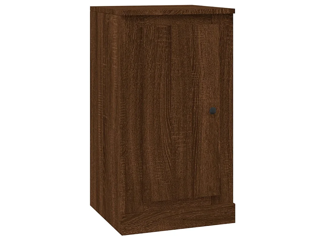 Dressoir 37,5x35,5x67,5 cm bewerkt hout bruin eikenkleur
