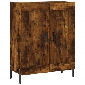 Dressoir 69,5x34x90 cm bewerkt hout gerookt eikenkleurig Dressoir 69,5x34x90 cm bewerkt hout gerookt eikenkleurig