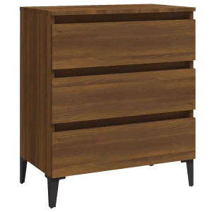 Dressoir 60x35x69 cm bewerkt hout bruin eikenkleur Dressoir 60x35x69 cm bewerkt hout bruin eikenkleur