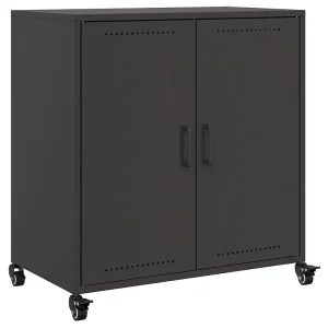 Dressoir 68x39x72 cm staal zwart Dressoir 68x39x72 cm staal zwart