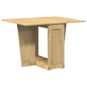Eettafel Corona inklapbaar massief grenenhout wasbruin Eettafel Corona inklapbaar massief grenenhout wasbruin