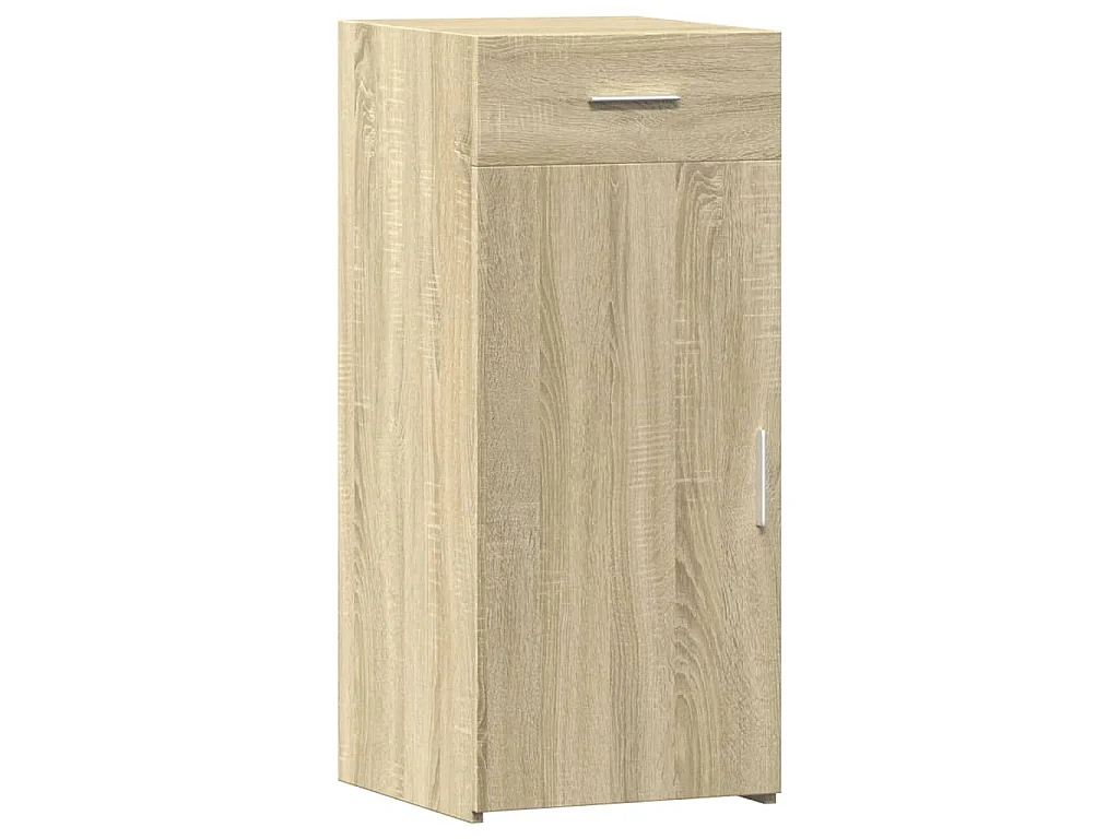 Dressoir 40x42,5x93 cm bewerkt hout sonoma eikenkleurig