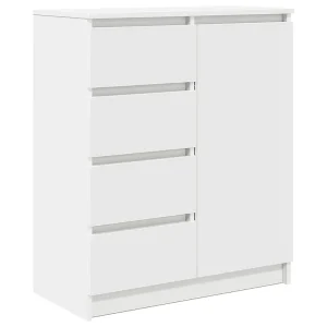 Dressoir met lades 71x35x84 cm spaanplaat wit Dressoir met lades 71x35x84 cm spaanplaat wit