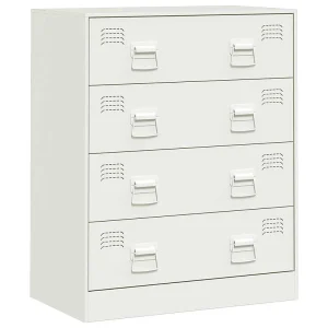 Dressoir 67x39x83 cm staal wit Dressoir 67x39x83 cm staal wit