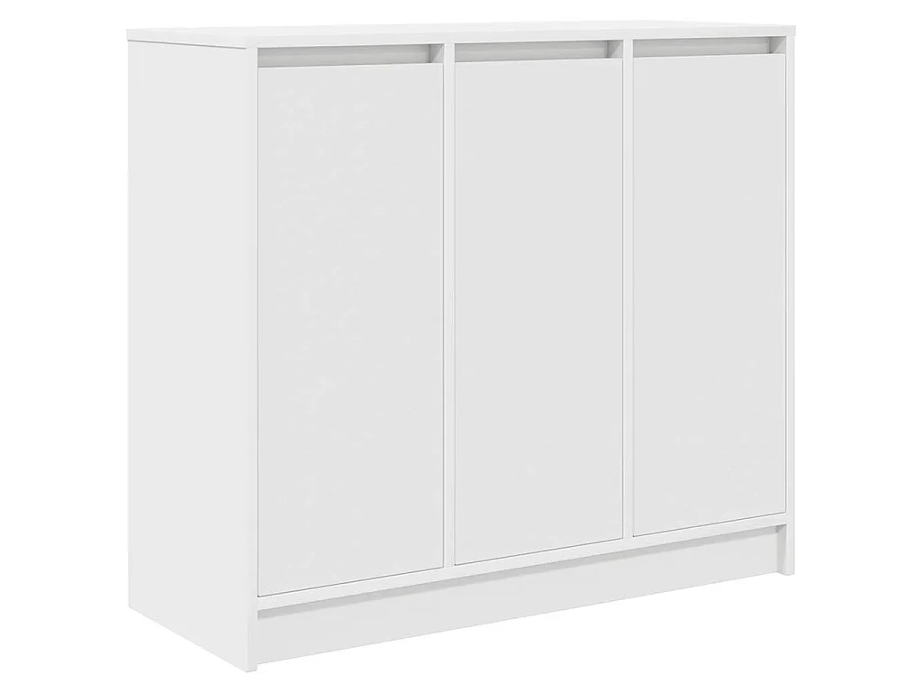 Dressoir 85x34x76 cm bewerkt hout wit