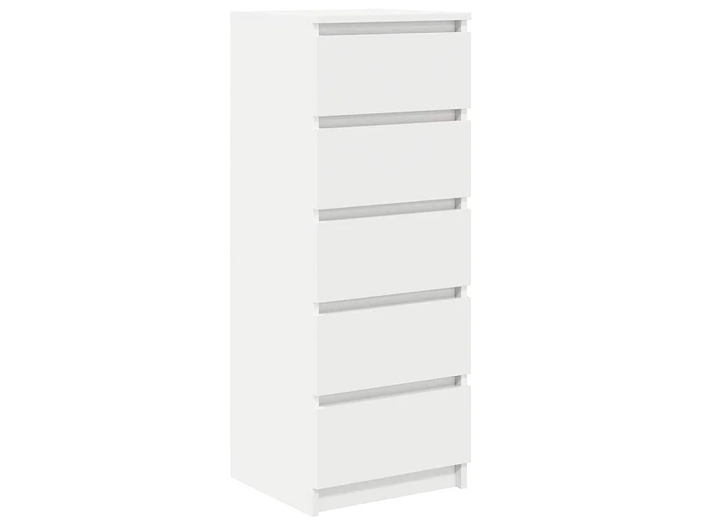 Dressoir met lades 37,5x35x99 cm spaanplaat wit