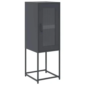 Dressoir 36x39x107 cm koudgewalst staal antracietkleurig Dressoir 36x39x107 cm koudgewalst staal antracietkleurig
