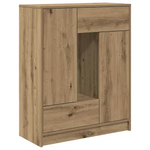 Dressoir met lades en deuren 73x31x90 cm ambachtelijk Dressoir met lades en deuren 73x31x90 cm ambachtelijk