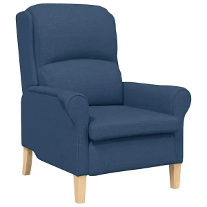 Moderne Blauwe Fauteuil van Stof 76 x 94 x 102 cm – Comfortabel en Stijlvol Moderne Blauwe Fauteuil van Stof 76 x 94 x 102 cm – Comfortabel en Stijlvol