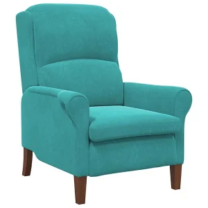 Fauteuil Turquoise Fluweel