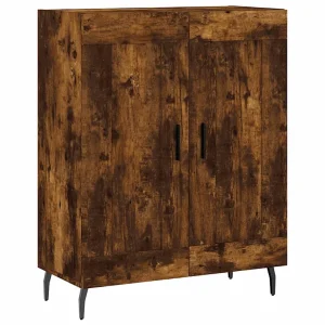 Dressoir 69,5x34x90 cm bewerkt hout gerookt eikenkleurig Dressoir 69,5x34x90 cm bewerkt hout gerookt eikenkleurig