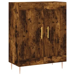 Dressoir 69,5x34x90 cm bewerkt hout gerookt eikenkleurig Dressoir 69,5x34x90 cm bewerkt hout gerookt eikenkleurig