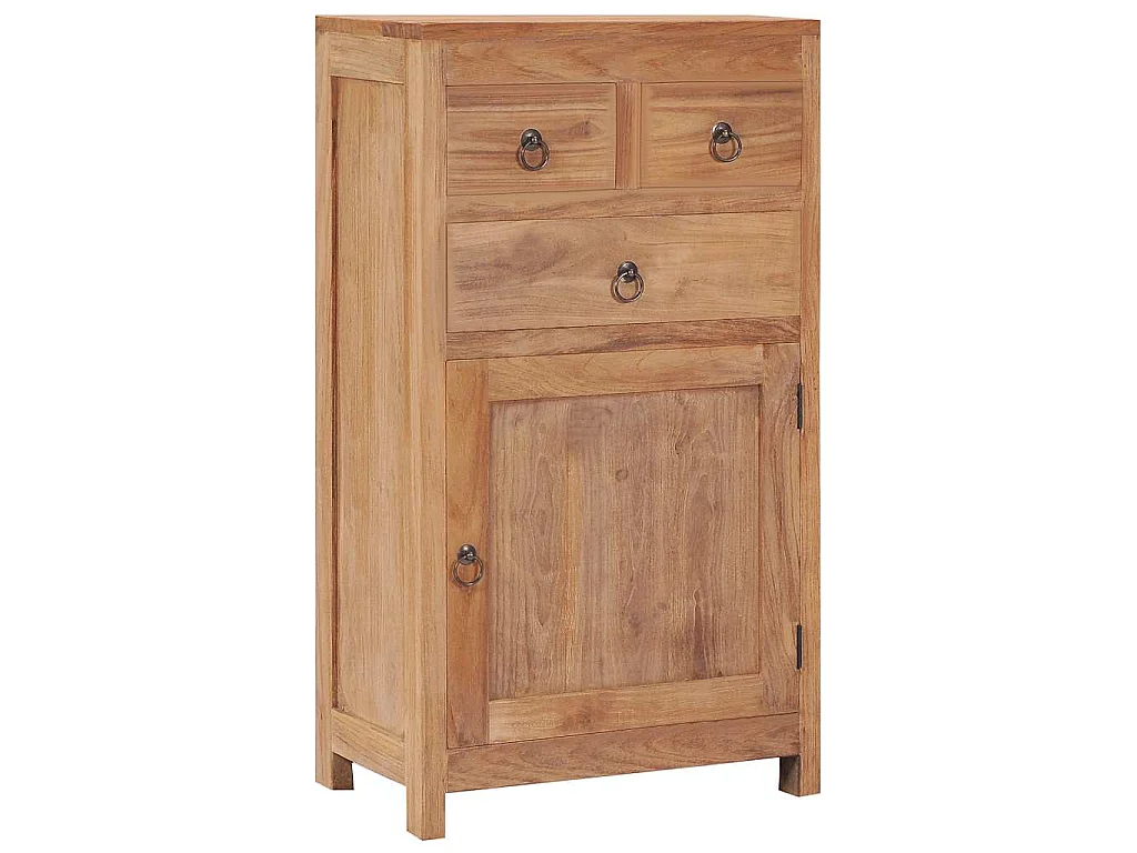 Dressoir 50x30x90 cm massief teakhout