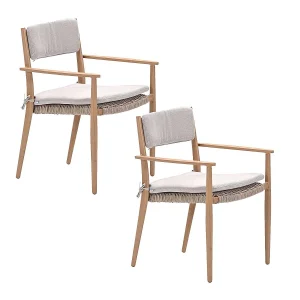 Garden Impressions Lily tuinstoel light teak – 2 stuks Garden Impressions Lily tuinstoel light teak – 2 stuks