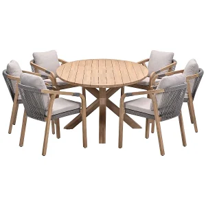 Garden Impressions Alora tuinset 7-delig – Tamako tuintafel ovaal 220×115 cm Garden Impressions Alora tuinset 7-delig – Tamako tuintafel ovaal 220×115 cm