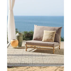 Tuinstoel TODI Bamboehout Taupe Tuinstoel TODI Bamboehout Taupe