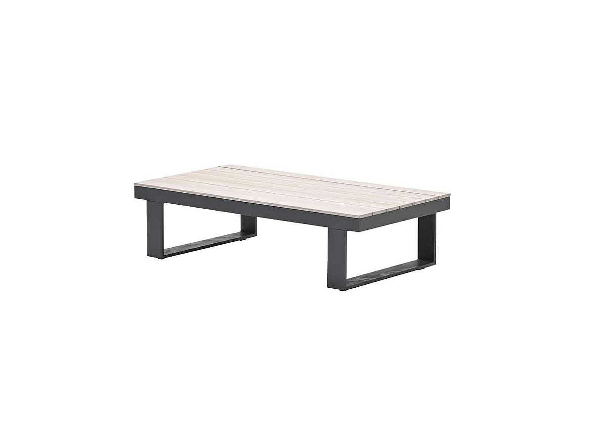 Garden Impressions gabon loungetafel 130 x 70 cm - donker grijs