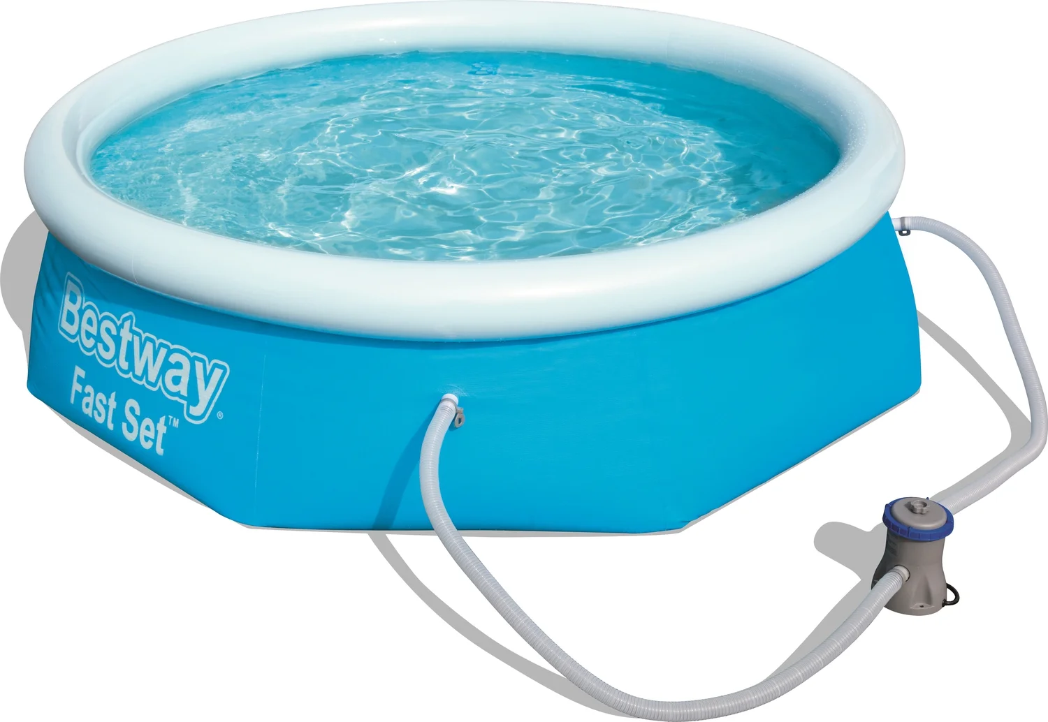 Bestway opblaas zwembad met pomp Fast set D 244 H 61 cm