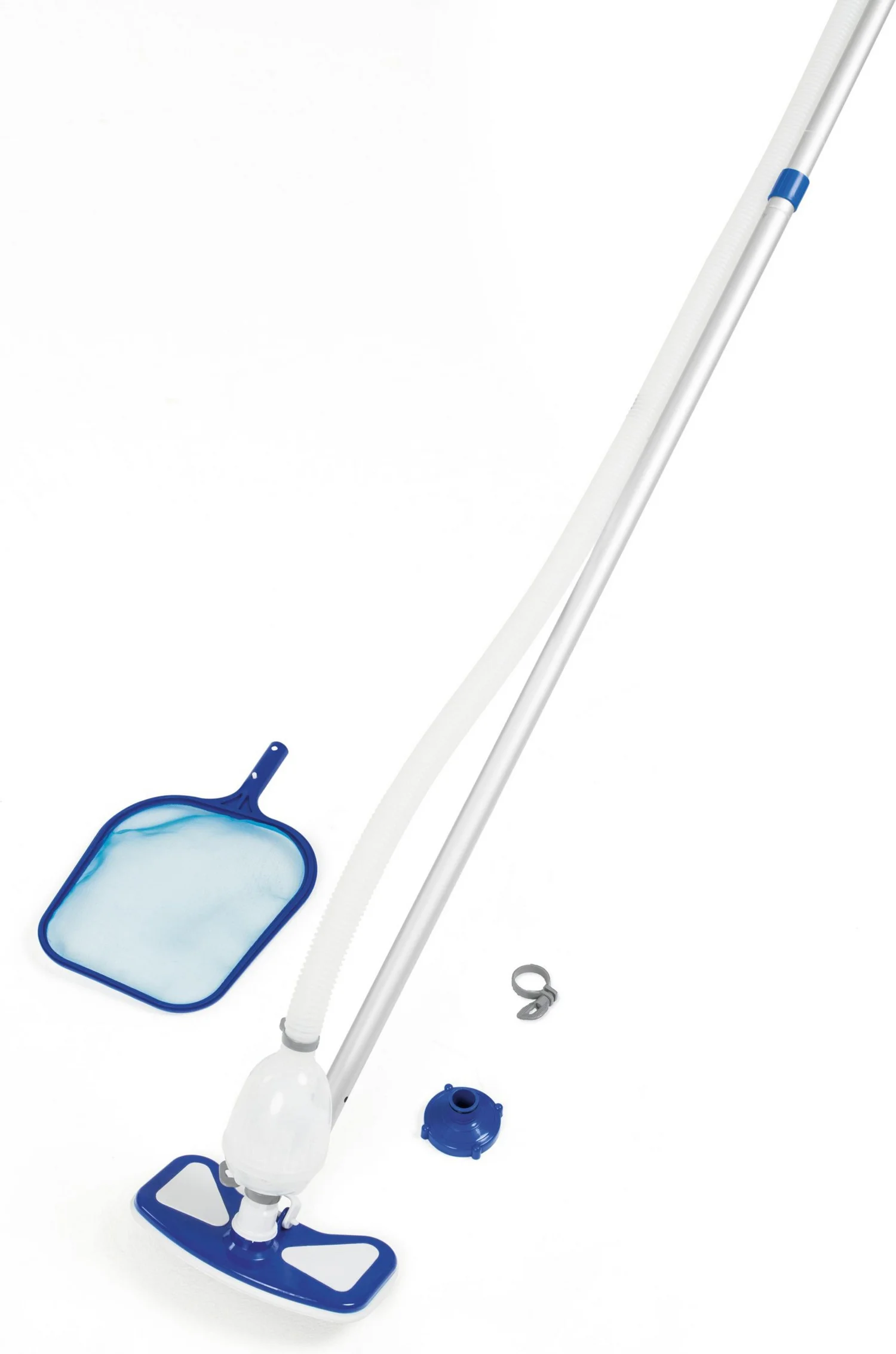 Bestway bodemstofzuiger Flowclear Aquaclean blauw 114 x 49,5 x 33 cm