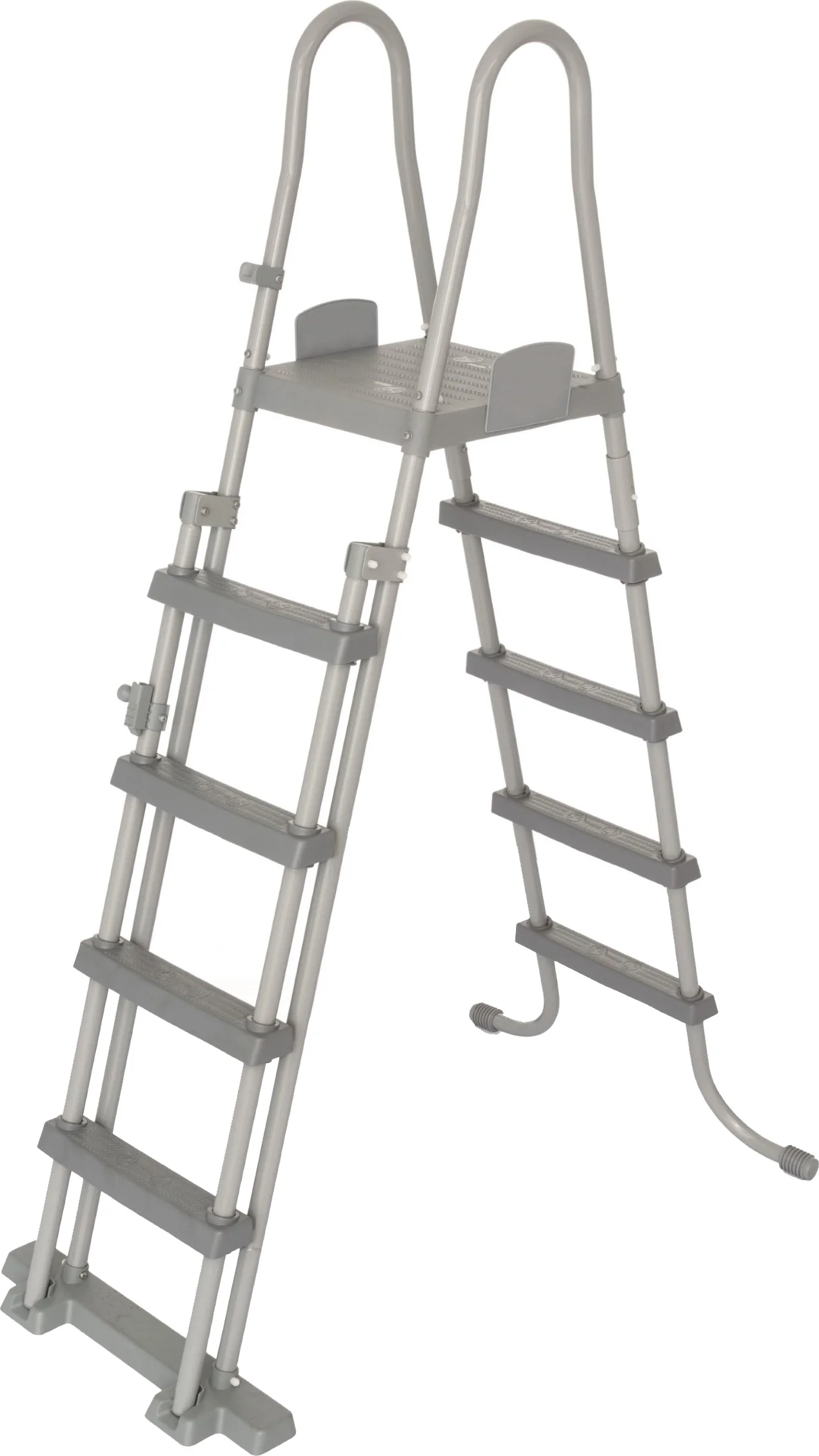 Bestway zwembadtrap Flowclear grijs H 132 cm