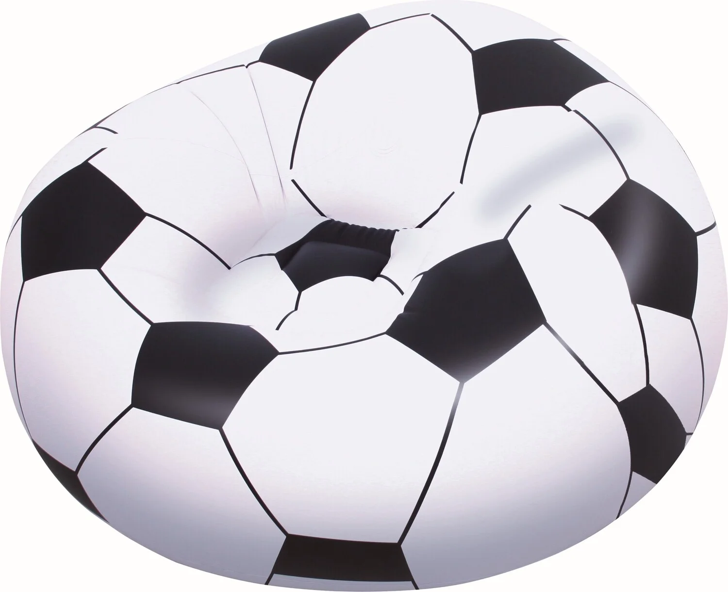 Bestway zitzak opblaasbaar voetbal 114 x 112 x 66 cm
