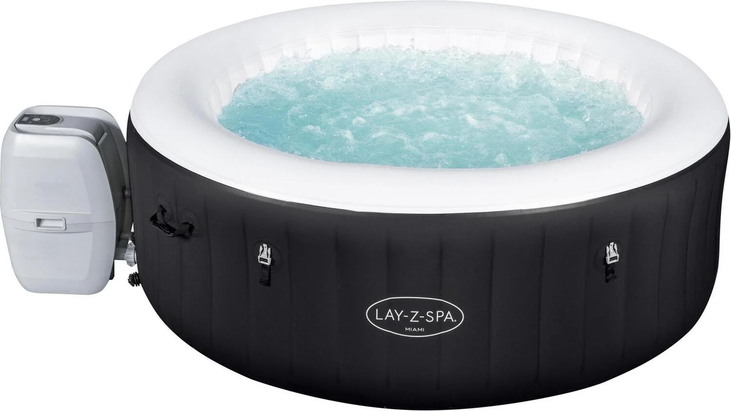 Bestway opblaasbaar bubbelbad Lay-Z-Spa Miami met filterpomp D 180 H 66 cm