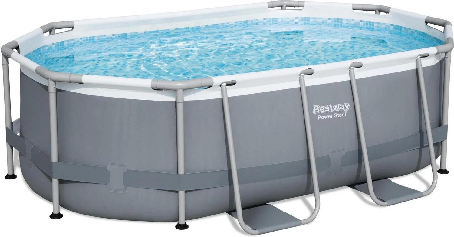 Bestway frame zwembad Power Steel met pomp 305 x 200 x 84 cm