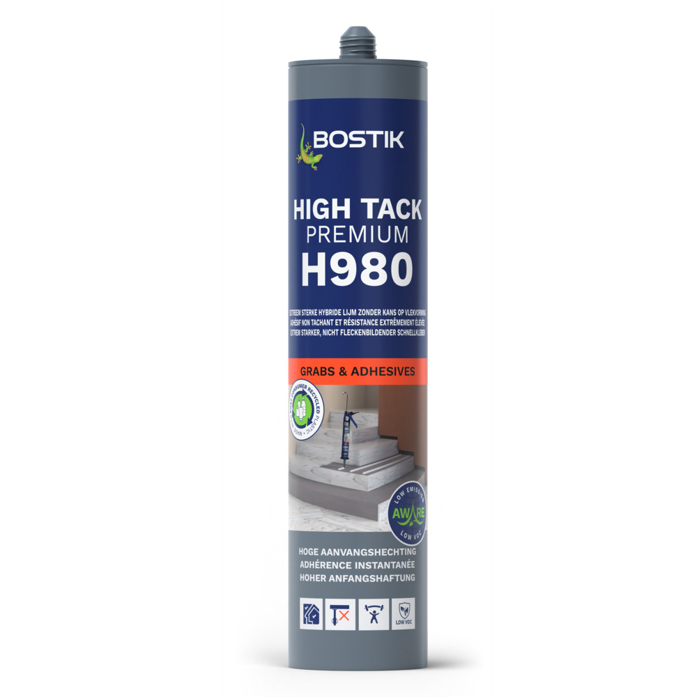 Bostik H980 High Tack Premium Constructielijm Wit 290ml