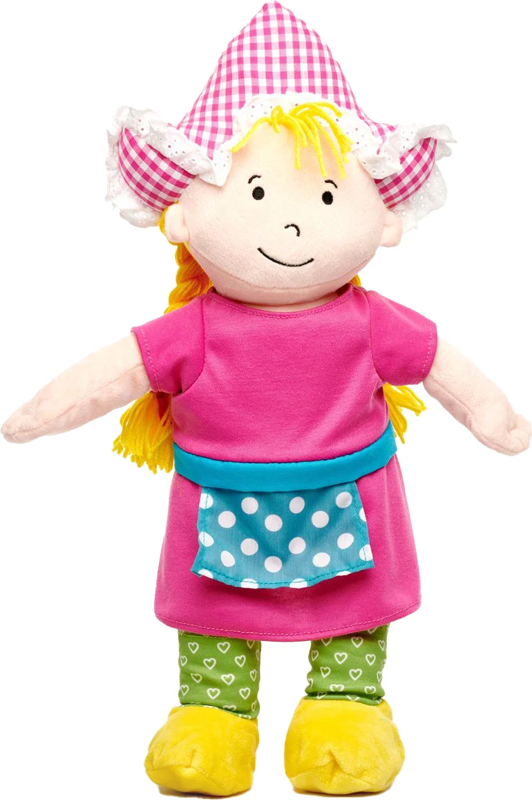 Bambolino Toys knuffel Fien & Teun fien roze 20 x 10 x 45 cm